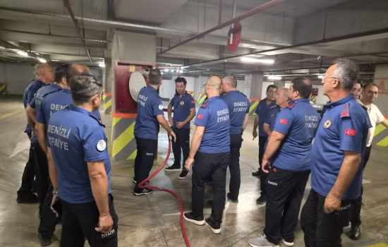 Denizli İtfaiyesi AVM’lerde Yangın Risklerini Yerinde İnceliyor