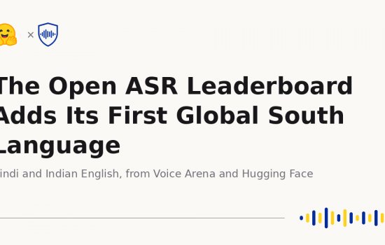 Open ASR Leaderboard'e İlk Global South Dili Hindi Eklendi