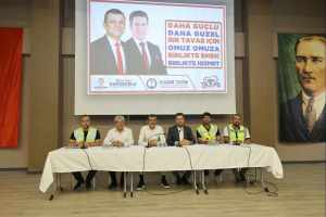 Büyükşehir ve Tavas başkanları muhtarlarla buluştu