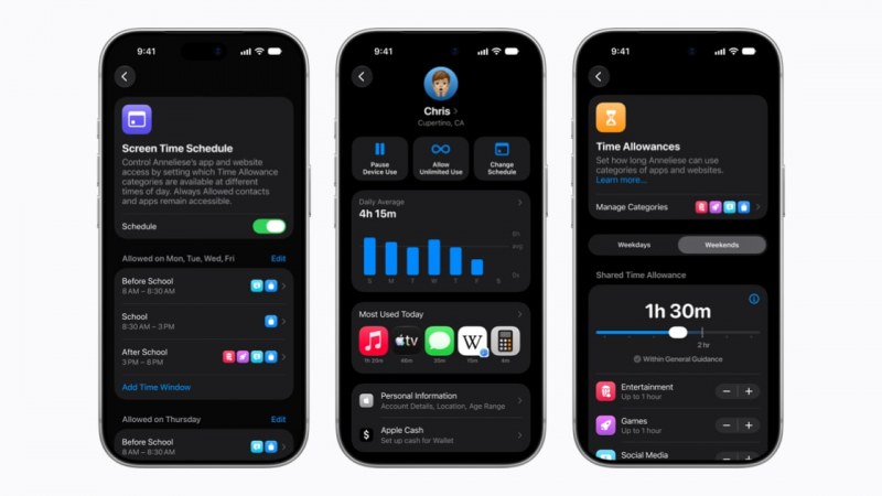 Apple'ın yeni çocuk güvenliği özellikleri kullanıma sunuldu