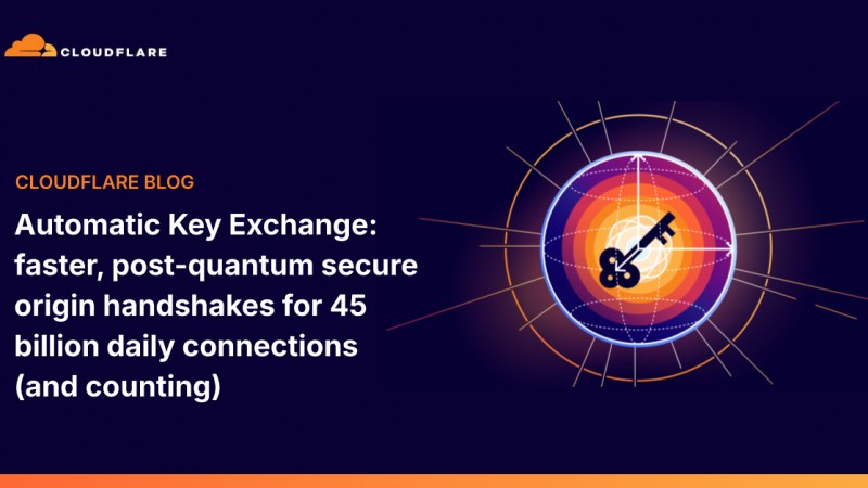 Cloudflare Automatic Key Exchange ile origin el sıkışmalarını hızlandırıyor ve post-kuantum güvenliğe taşıyor