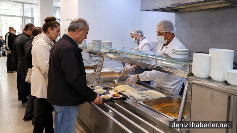 Denizli'de İlk Altı Ayda Kent Lokantalarında 164 Bin'in Üzerinde Yemek Servis Edildi