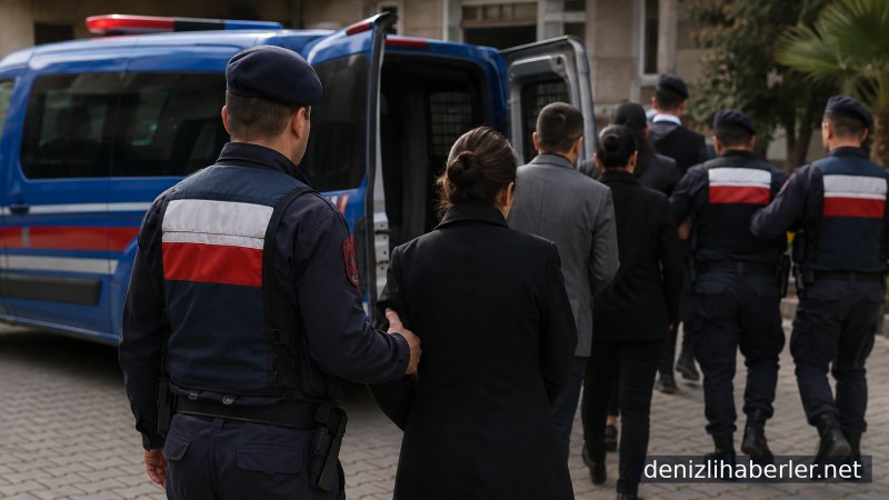 Denizli’de jandarma uyuşturucu operasyonu düzenledi: Baro başkanı ve 11 avukat gözaltına alındı