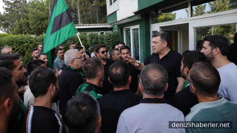 Denizlispor Tesislerinde Taraftar ve Başkan Arasında Tartışmalı Anlar!