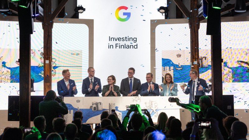 Google, Finlandiya'ya 13 milyar euroluk yatırım yapıyor