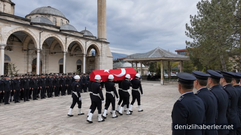İkinci kez baba olduktan 17 gün sonra, Şehit Polis Memuru dua ve gözyaşlarıyla sonsuzluğa uğurlandı