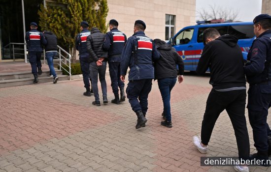 Denizli'de haraç çetesine jandarma operasyonu: 7 gözaltı