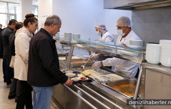 Denizli'de İlk Altı Ayda Kent Lokantalarında 164 Bin'in Üzerinde Yemek Servis Edildi