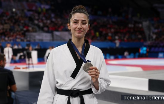 Denizlili atlet, Almanya'dan gümüş madalya ile yurda döndü