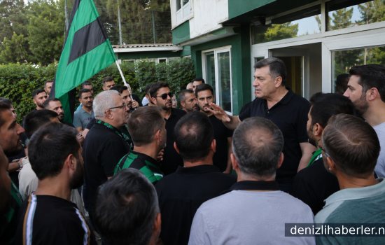 Denizlispor Tesislerinde Taraftar ve Başkan Arasında Tartışmalı Anlar!