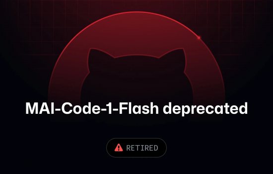 MAI-Code-1-Flash GitHub Copilot'ta Kullanımdan Kaldırıldı