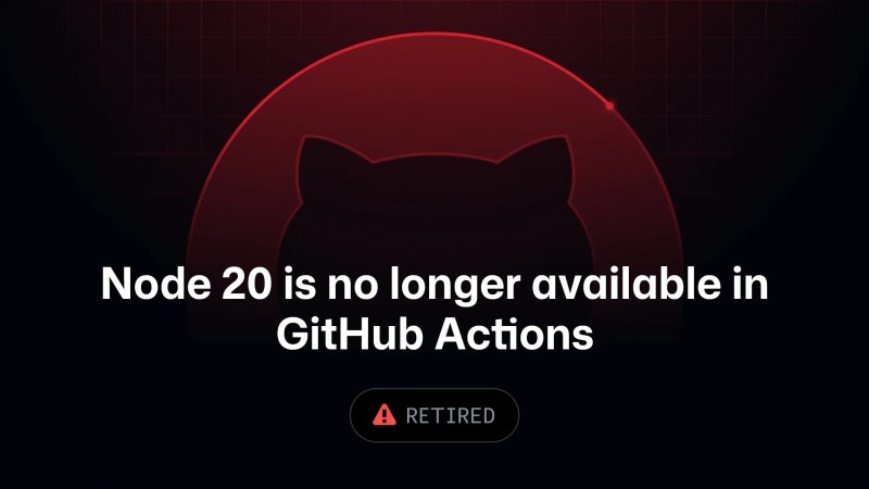 Node 20 artık GitHub Actions'ta kullanılamıyor