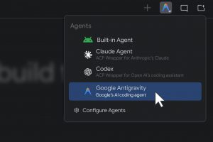 Android Studio, Bring Your Own Agent ile tercih edilen kodlama ajanlarını destekliyor