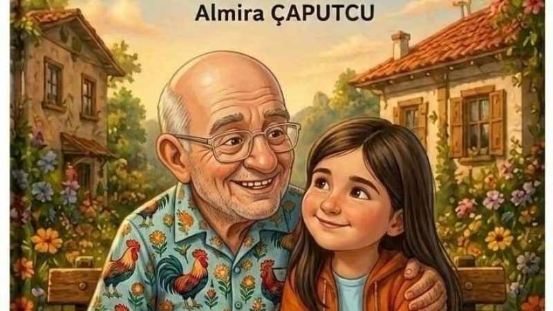 Almira Çaputçu, dedesiyle Tavas'ta yaşadıklarını 'Dırdır Dede' adlı ilk kitabında topladı