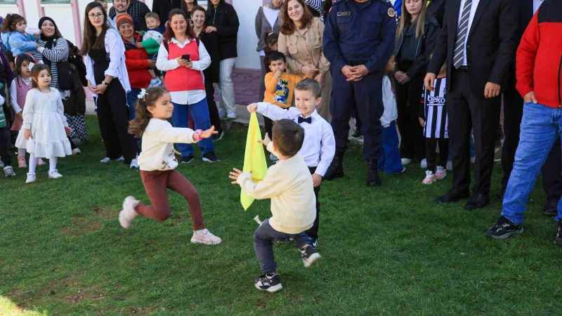 Çameli'de anaokulu öğrencileri ve aileleri geleneksel oyunlarda buluştu