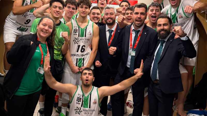 Denizli Basket, Gençler Ligi'nde ilk pencereyi iki galibiyetle kapattı