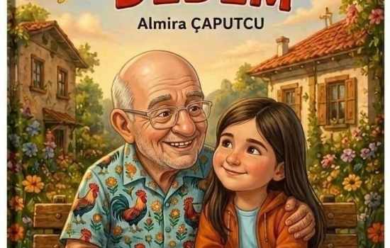 Almira Çaputçu, dedesiyle Tavas'ta yaşadıklarını 'Dırdır Dede' adlı ilk kitabında topladı