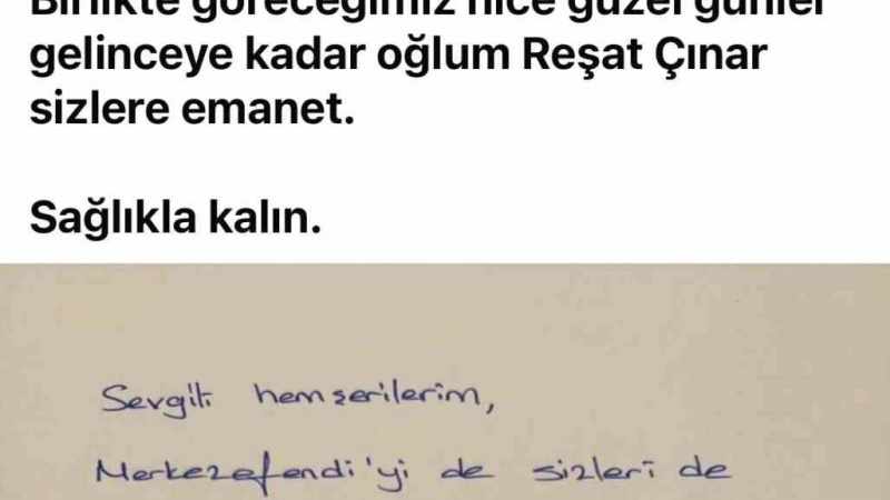 Merkezefendi Belediye Başkanı Doğan tutuklandı, sosyal medyadan mesaj yayımladı