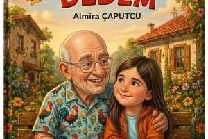 Almira Çaputçu, dedesiyle Tavas'ta yaşadıklarını 'Dırdır Dede' adlı ilk kitabında topladı