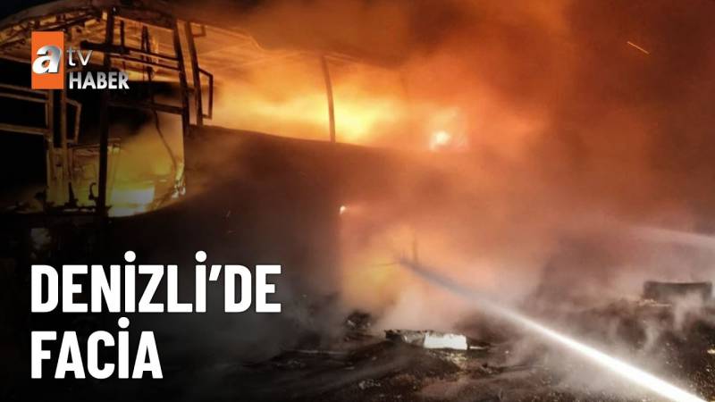 Denizli'de Yolcu Otobüsünde Korkunç Yangın Olayı - ATV Ana Haber 31 Mayıs 2026
