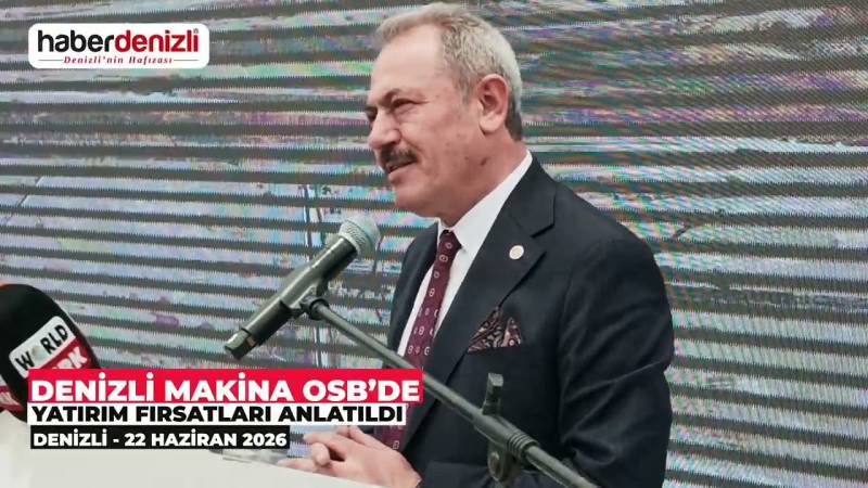 Denizli makina osb'de yatirim imkanlari gözler önüne serildi