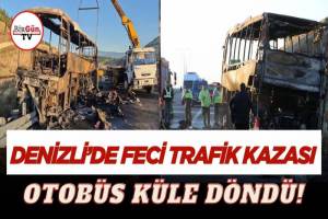Denizli'de Korkunç Trafik Kazası
