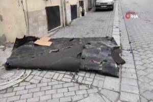 Denizli'de Şiddetli Rüzgar Hayatı Zorlaştırdı, Çatılar Uçtu - Denizli Günlüğü