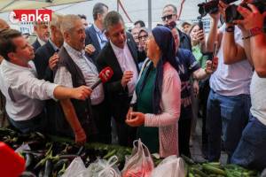 Özgür Özel, Denizli'de Pazar Yeri Turu Gerçekleştirdi