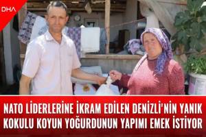 NATO Zirvesi'nde sunulan Denizli'nin benzersiz yanık kokulu koyun yoğurdu