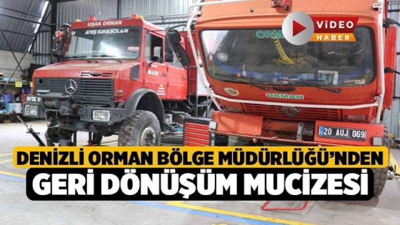 Denizli Orman Bölge Müdürlüğü’nden Geri Dönüşüm Mucizesi