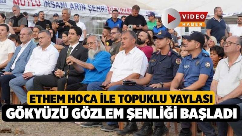 Ethem Hoca ile Topuklu Yaylası'nda Yıldız Gözlem Şenliği Düzenlendi