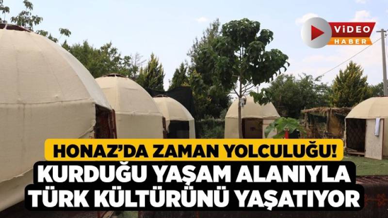 Honaz’da Zaman Yolculuğu! Kurduğu Yaşam Alanıyla...