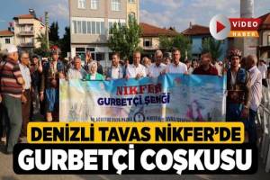 Tavas Nikfer’de Gurbetçiler Coşku Dolu Anlar Yaşadı